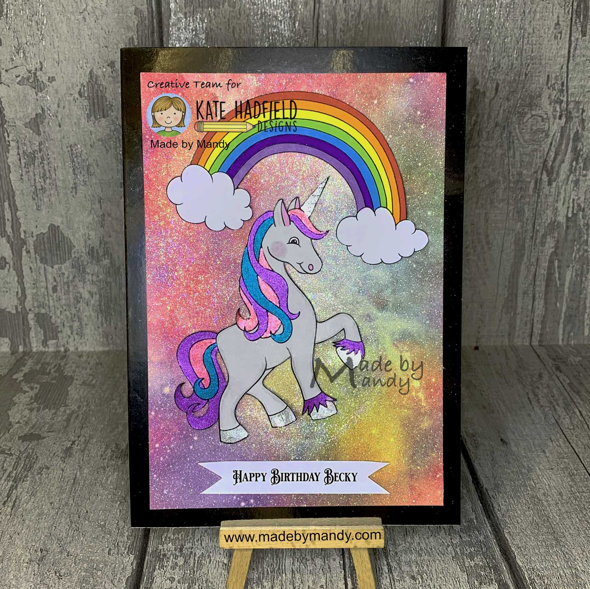 Over The Rainbow Unicorn by Made By Mandy Over The Rainbow Unicorn